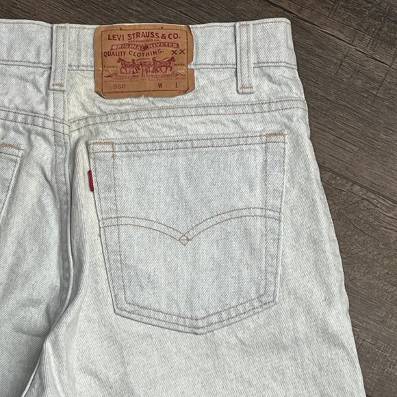 LEVI'S 550 Light Blue Jeans Pants Denim ((W30 L30)) - Picture 3 of 6